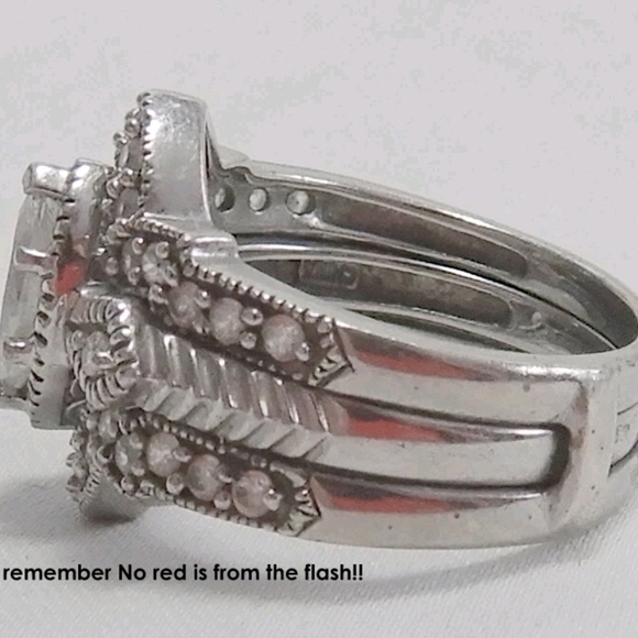 Rare Estate Elegant Victoria Wieck/Meda Absolute Ring With Guard - Picture 13 of 13